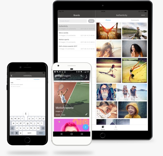 Collaborate with the Getty Images App